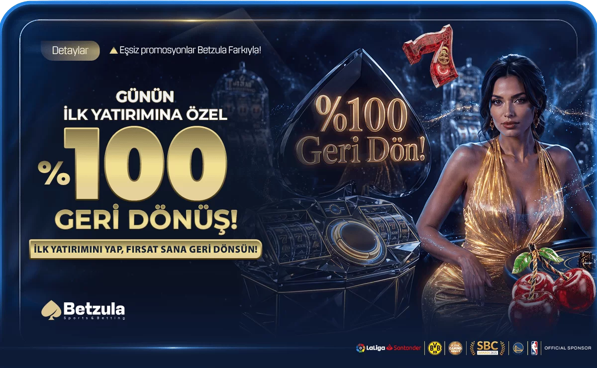 Betzula %100 Geri Dönüş Günün ilk yatırımına kayıp iadesi